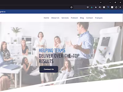 Wordpress Website Redesign