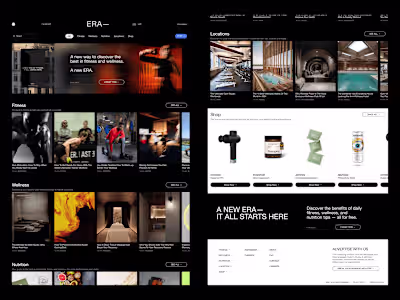 Media Platform Web Design (UI/UX) for ERA
