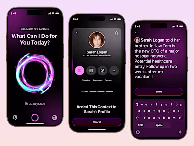 AI Chatbot Mobile App UI Design Template