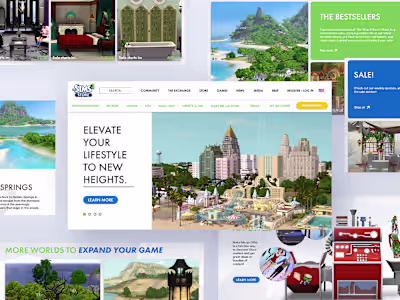 The Sims 3 Store :: Web Redesign Concept