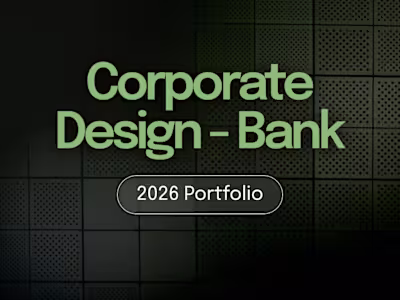 Corporate Visual Communication & Event Design for Bank of CI...