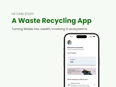 Ecovest - A Waste Recycling App