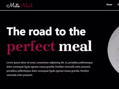 Restaurant website
