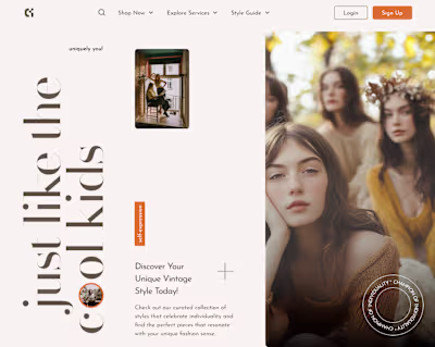 Just Like The Cool Kids - Framer Website Design