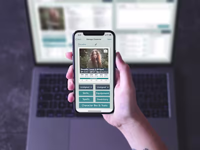 Interactive Platform Design for D&D Enthusiasts