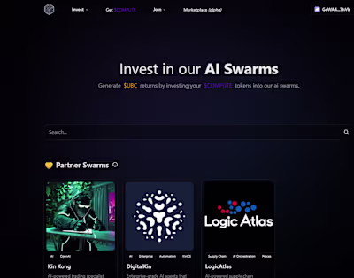 https://swarms.universalbasiccompute.ai/ Generate $UBC retur...