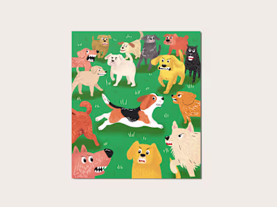 Scene-based illustrations for publishing projects,