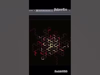 Canvas Fire animation using CSS and JavaScript #coding #canvas