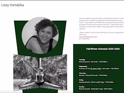 Lissy Vomáčka | Squarespace Design & Development