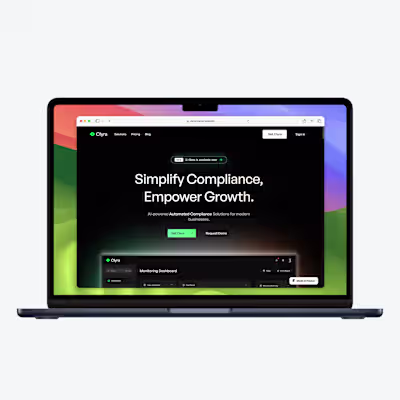 Clyra Website. By Sanger Khan.