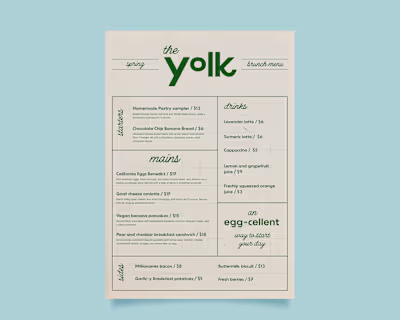 The Yolk Brand Identity