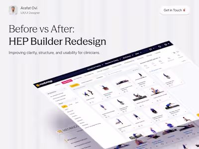Before vs After: HEP Builder Redesign Reimagined a complex c...