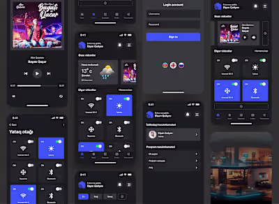Smart Home Mobile Application Design