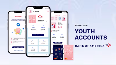 UX and Visual Design for Youth Banking App