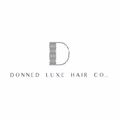 Donned Luxe Hair Co. — Logo Design