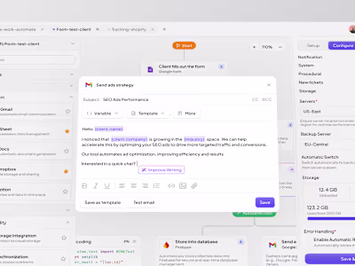 SEO Workflow Automation | Design Component