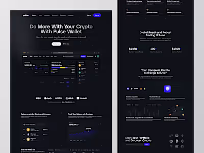 Pulse - Crypto ⏐ Landing Page