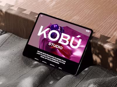 Built Kobu :- a fully responsive, pixel-perfect web app usin...