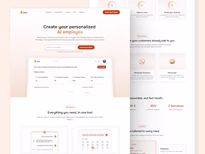 SKAL - SaaS Landing page