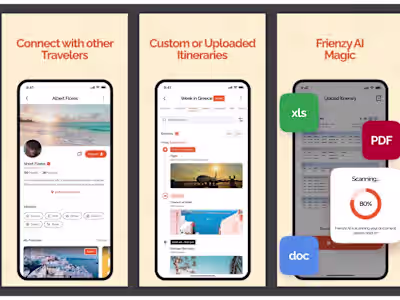 Group Travel Application / Social networking / AI enhancement ✈️
