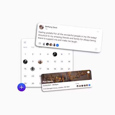 Concept for social adverts for