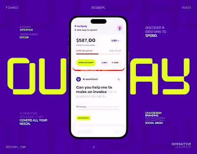 Outpay ©️ – Financial Management UI/UX Design