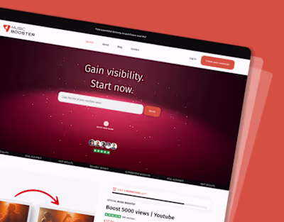 SaaS Landing Page Design