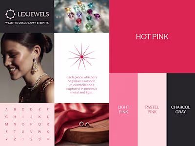 Lexjewels Landing Page Design