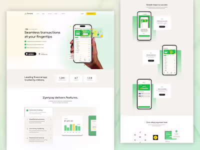 Zyenpay - Mobile App Startup