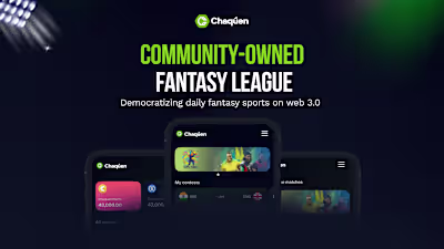UX/UI Design for Chaquen Fantasy Sports dApp