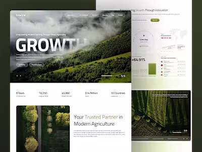 GrowGrid Agriculture - Website Design