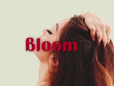 Bloom Haircare Brand Identity & Package design.
