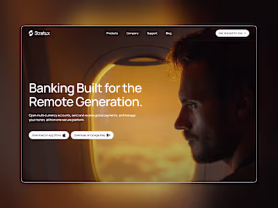 Stratux SaaS Marketing Framer Website