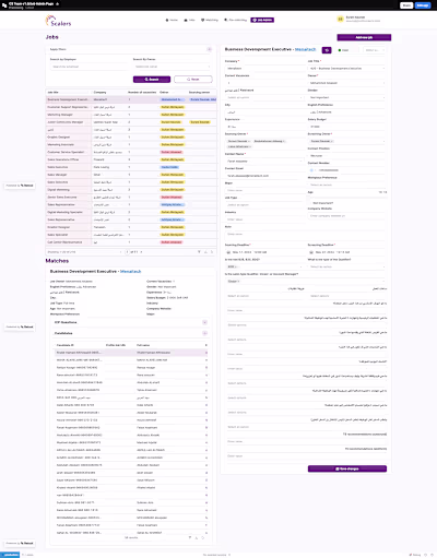 Development of Retool Applications for Scalers