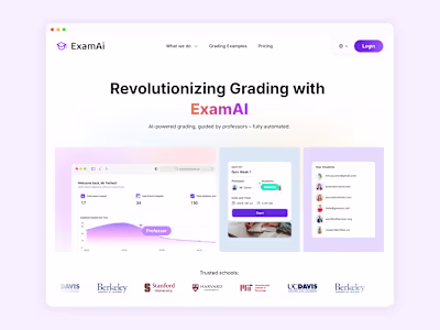 ExamAI - Framer Website Development