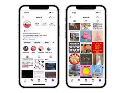 SOCIAL MEDIA AND CONTENT FOR CORAL