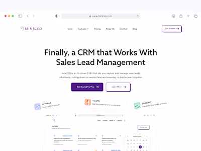 miniCEO - AI-driven CRM