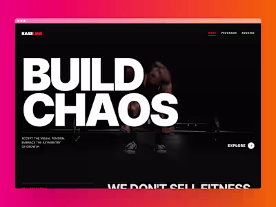 Baseline ⚡️
A high-performance gym landing