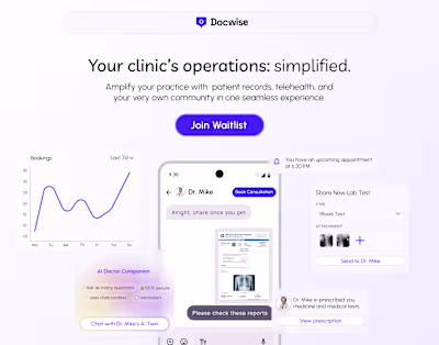 Doctor/Saas/Clinic Landing Page Waitlist
