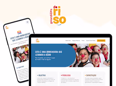 Guardiões do Riso - Redesign Responsivo