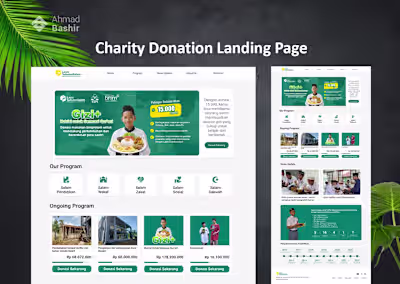 Revamp Charity Donation Landing Page