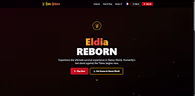 Eldia Reborn Game Website Development