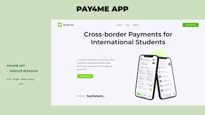 PAY4ME WEBSITE REDESIGN