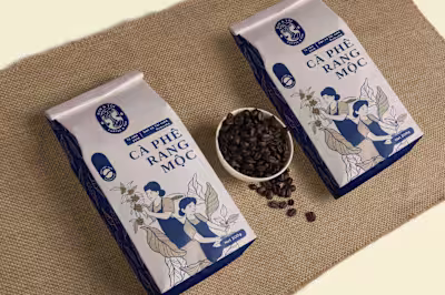 Ban va Toi coffee - logo-branding and packaging design :: Behan…