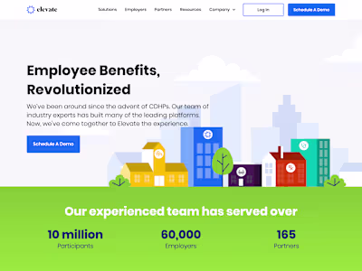 Elevate - Webflow SaaS Website