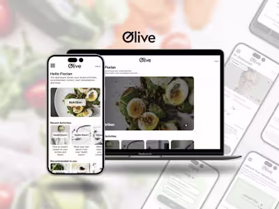 UX UI Designs Health Web App