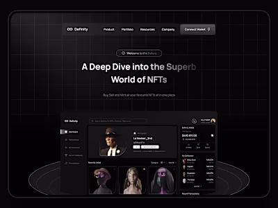 Hero Section Design - @Elysium Designs