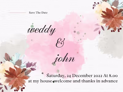 wedding invitation