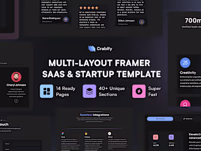 Crabify — SaaS & Startup Website