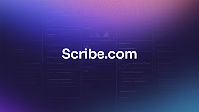 Helping Scribe Launch Faster with Webflow